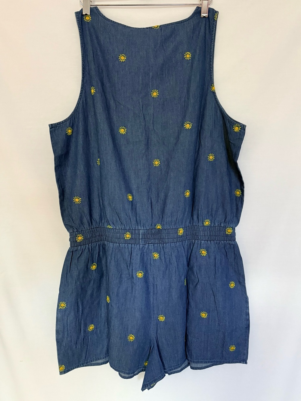 SPLENDID X GRAY MALIN || Chambray Romper. Sz. XL - Picture 9 of 15